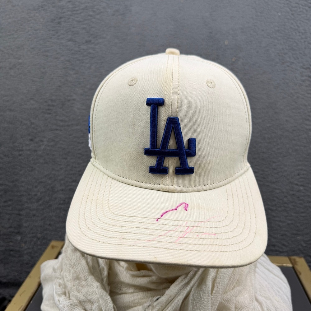 Pro Standard Los Angeles Dodgers 1981 World Series Snapback Hat Cream Blue